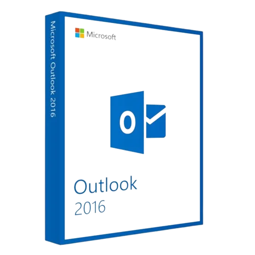 Packshot von Microsoft Outlook 2016 Software