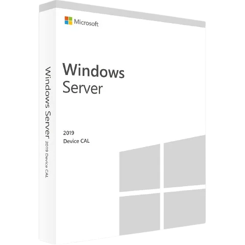 Verpackung der Microsoft Windows Server 2019 Device CAL Software