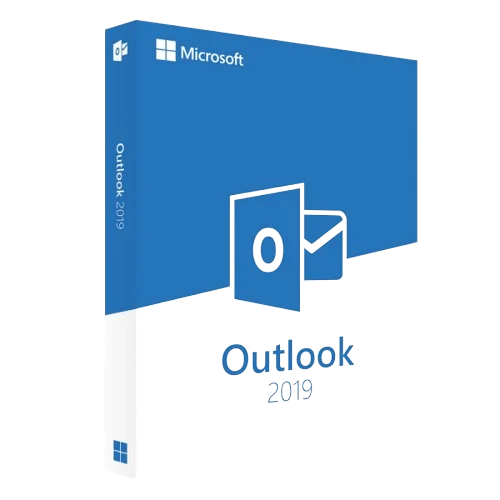 Produktbild der Microsoft Outlook 2019 Softwareverpackung