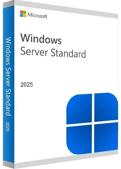 Verpackung von Microsoft Windows Server Standard 2025 Edition