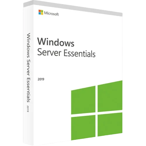 Produktverpackung von Microsoft Windows Server Essentials 2019